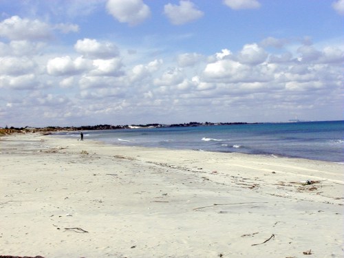 La spiaggia in inverno